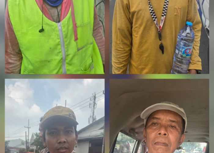 Polsek Bubutan Amankan Sejumlah 'Pak Ogah' yang Resahkan Pengguna Jalan