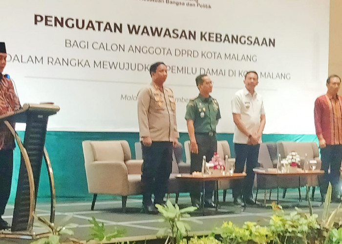 Deklarasi Pemilu Damai, Ketua DPRD Kota Malang: Laksanakan Pemilu Sesuai Aturan 