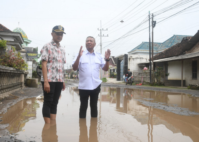 Bupati Tulungagung Turun Langsung, Pastikan Perbaikan Jalan Raya Sambirobyong-Pulotondo
