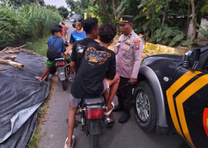 Bubarkan Balap Liar di Jalan Kali Mambeg Kediri, Polisi Ingatkan Risiko Keselamatan
