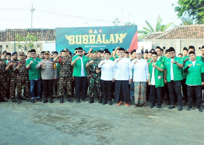 Pembukaan Susbalan Banser, Mas Adi Sampaikan Momentum Terus Belajar