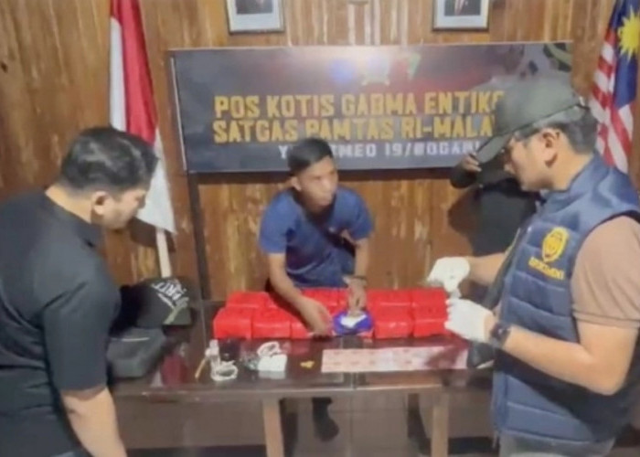 Polisi, TNI dan Bea Cukai Gagalkan Penyelundupan 13 Kilogram Sabu dari Malaysia