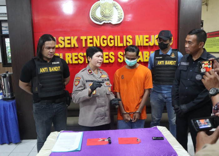 Bandit Curanmor Kantor Diskominfo Surabaya Dicokok, Ngaku 10 Kali Beraksi
