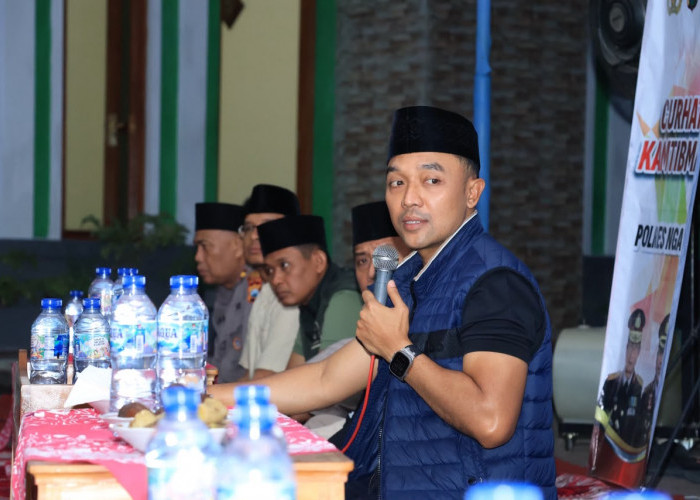 Perkuat Sinergi Jaga Kondusivitas Wilayah, Kapolres Ngawi Pimpin Curhat Kamtibmas di Kedunggalar