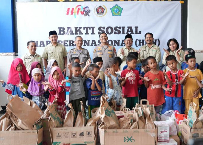 Kapolresta Sidoarjo Hadiri Bakti Sosial HPN dan HUT Ke-80 PWI di Griya Balita SYD