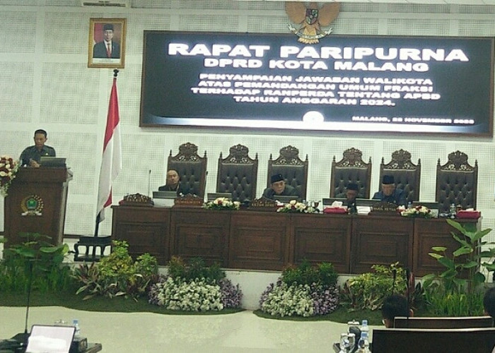  Rapat Paripurna DPRD Kota Malang, Pj Wali Kota Jelaskan Mbois Ilakes