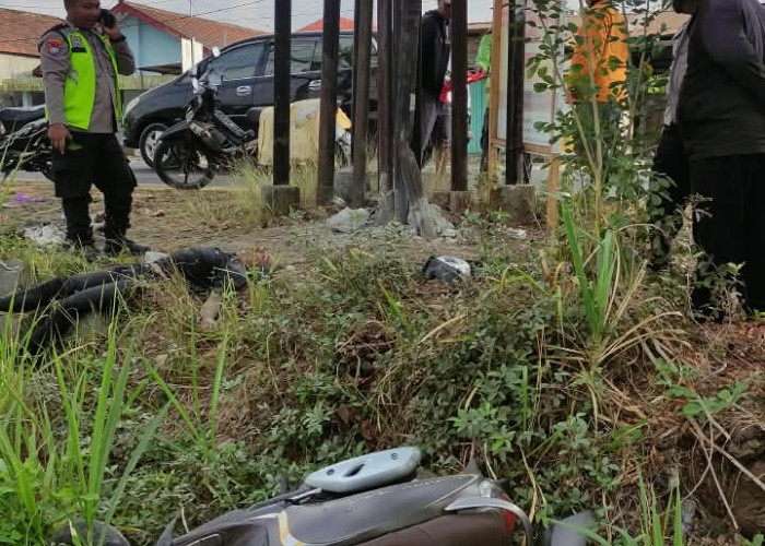 Kecelakaan Maut di Jalan Soekarno Hatta Tulungagung, Pemotor 24 Tahun Tewas Usai Tabrak Tiang