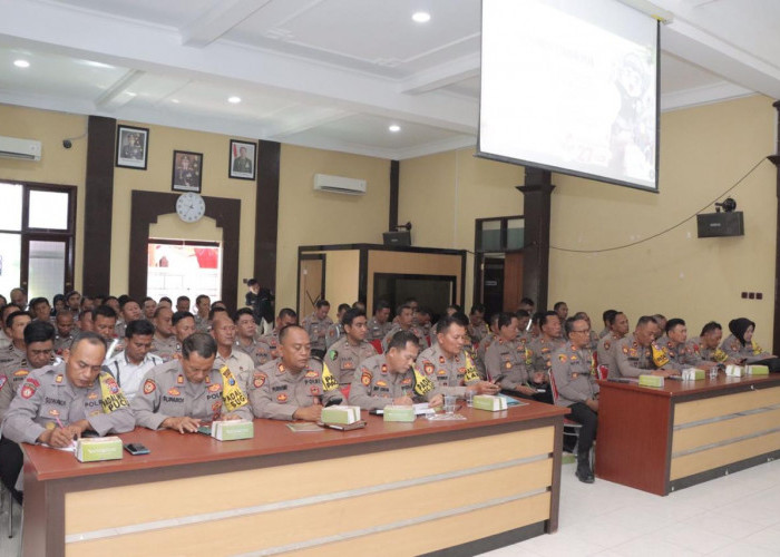 Persiapan Pengamanan Pilkada, Polres Lamongan Gelar Latihan Pra Operasi Mantap Praja Semeru 2024