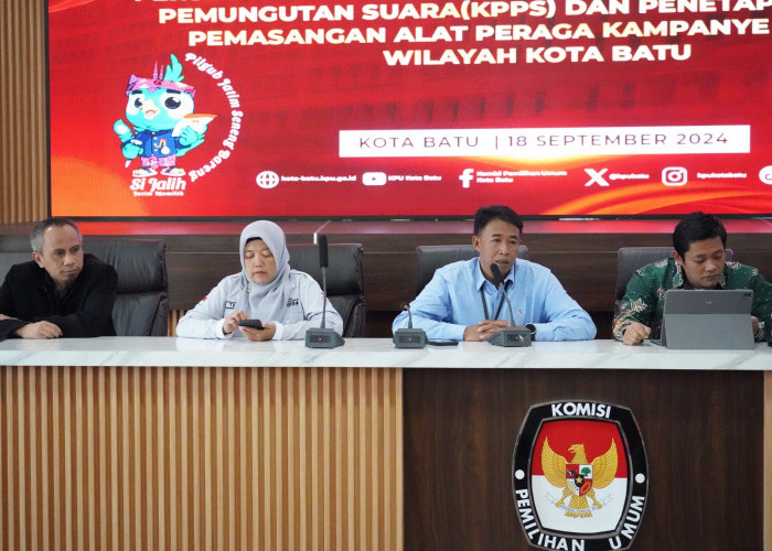 KPU Kota Batu Rakor Pembentukan KPPS Pilkada Serentak 2024