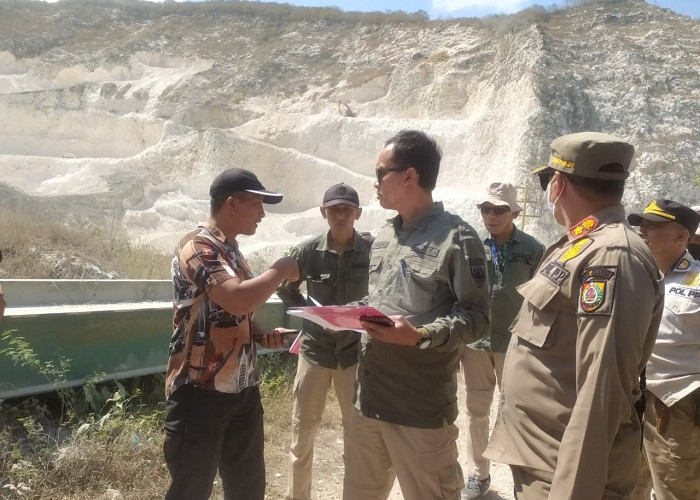 Sidak Gunung Sadeng, Satgas ITR Bidik Tambang Nakal Izin Mati dan Tunggak Pajak