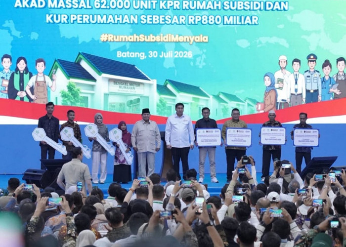 Menteri Nusron Hadiri Akad Massal 62 Ribu KPR Rumah Subsidi, Tegaskan Pentingnya Legalitas Tanah