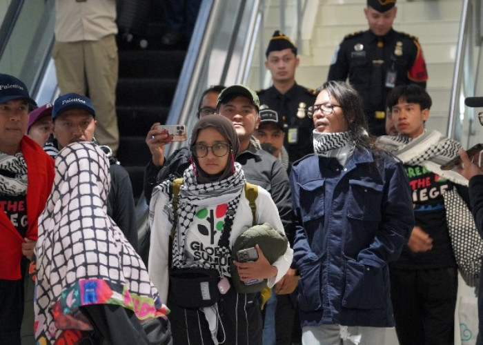 Kepulangan 9 WNI Aktivis Global Sumud Flotilla Dikawal Imigrasi Soekarno-Hatta