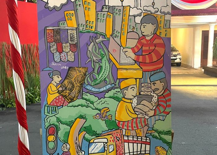 2.376 mural Jadi Rekreasi Menarik Warga Kota Surabaya