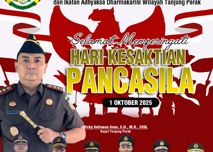 Kejari Tanjung Perak Mengucapkan Selamat Hari Kesaktian Pancasila