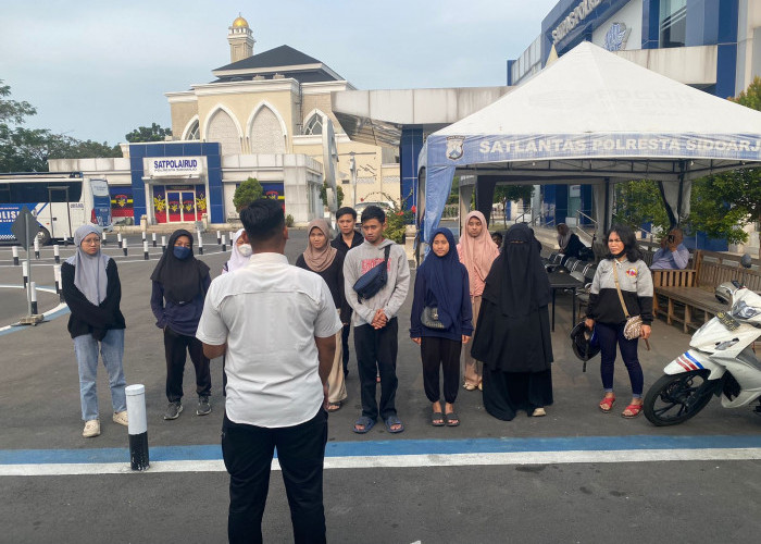 Program Cekatan SIM Polresta Sidoarjo Bikin Pemohon Lulus Sekali Coba