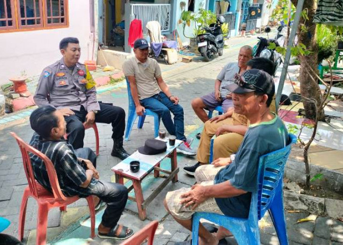 Polsek Tandes Ajak Warga Surabaya Aktifkan Siskamling untuk Cegah Curanmor dan Judi Online