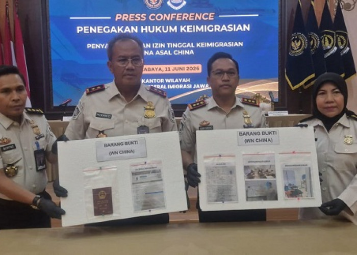 Imigrasi Jatim Bongkar Akal Licik WN Cina, Pakai Visa Investasi tetapi Jadi Pengajar Ilegal
