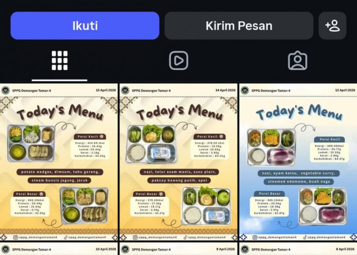 Usai Dugaan Keracunan Siswa, Postingan Menu MBG SPPG Demangan 4 Madiun Hilang dari Instagram