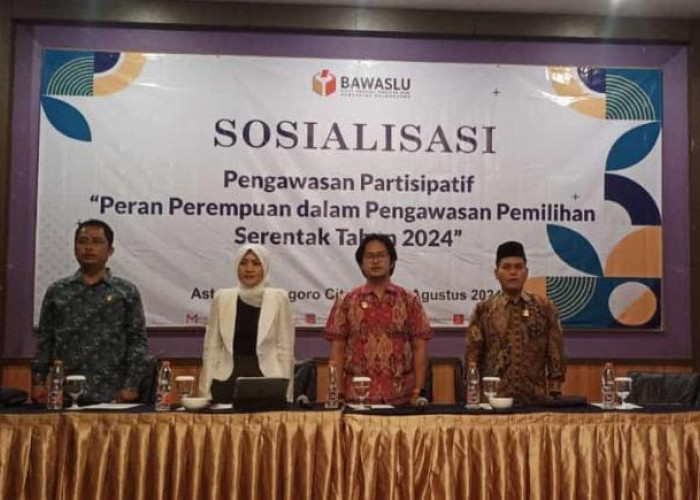 Optimalkan Pengawasan, Bawaslu Bojonegoro Gelar Sosialisasi Pengawasan Partisipatif ke Organisasi Perempuan