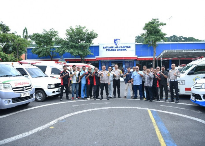 Operasi Keselamatan Semeru 2026 di Gresik Fokus Edukasi Ambulance Road Safety