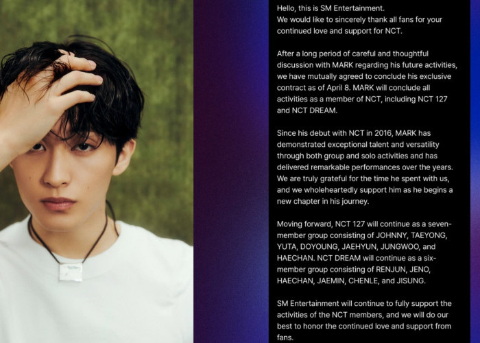 Mark Lee Hengkang dari NCT 127 dan NCT Dream Usai 10 Tahun Bersama SM Entertainment