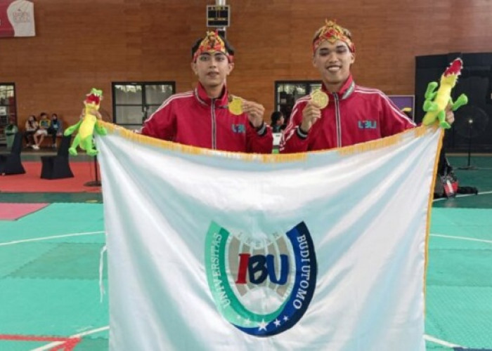 Atlet Pencak Silat UIBU di Kategori Ganda Putra Sabet Emas Pomprov Jatim III  Tahun 2025