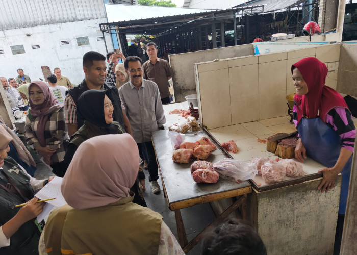 Satgas Pangan Turun ke Pasar Ngunut, Stok Aman, Polisi Pastikan Tak Ada Penimbunan Saat Ramadan