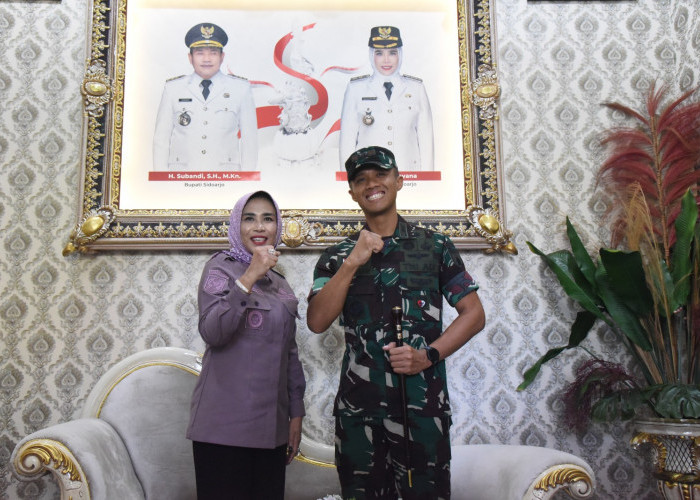 Wabup Sidoarjo Ajak Dandim Perkuat Sinergi Sukseskan KDKMP 