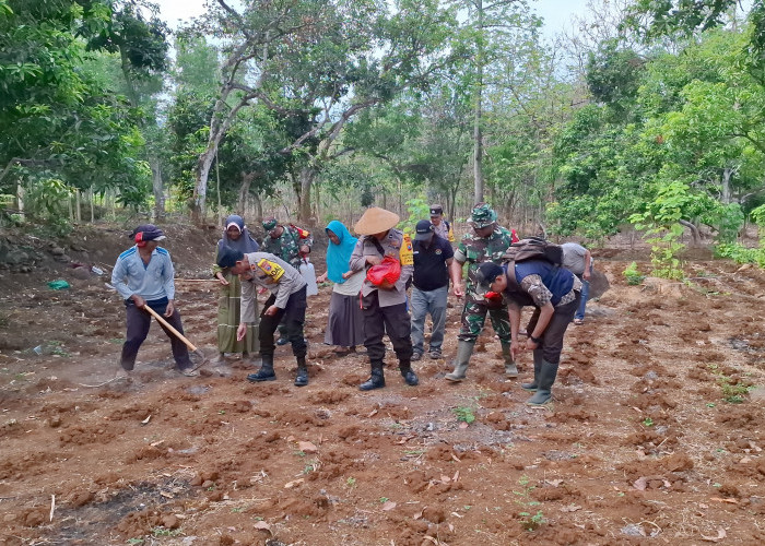 Giliran Polsek Lumbang Ajak Gelorakan Swasembada Pangan 