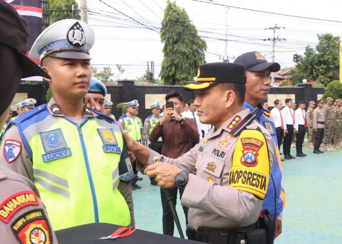 Polresta Banyuwangi Gelar Apel Kesiapan Operasi Lilin Semeru 2025
