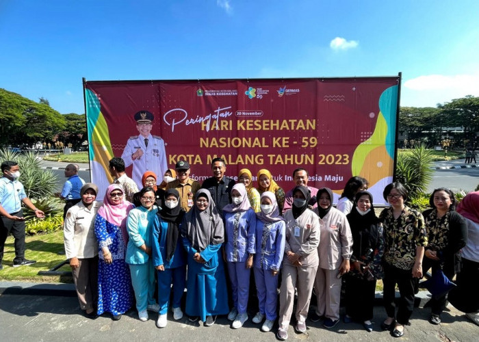 Peringatan HKN, Pj Walikota Malang Tekankan Pentingnya Enam Pilar Transformasi Kesehatan 