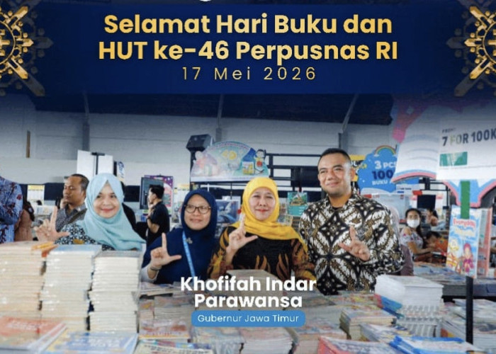 Hari Buku Nasional, Khofifah Ingatkan Bahaya Generasi Ketergantungan Gawai