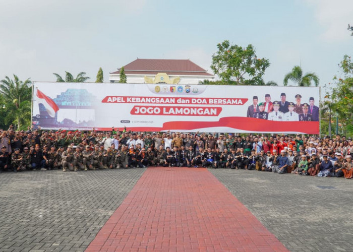 Apel Kebangsaan dan Doa Bersama Tegaskan Komitmen Jogo Lamongan