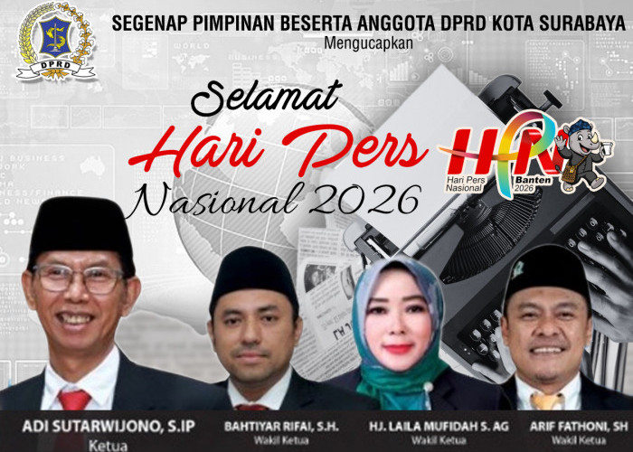DPRD Kota Surabaya Ucapkan Selamat Hari Pers Nasional 2026, Tegaskan Peran Strategis Pers untuk Bangsa