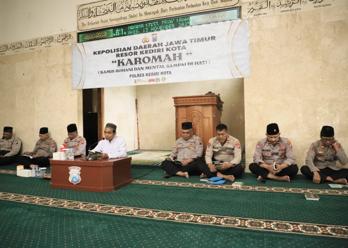 Lewat Program Karomah, Polres Kediri Kota Bentuk Personel yang Beriman, Tangguh dan Humanis