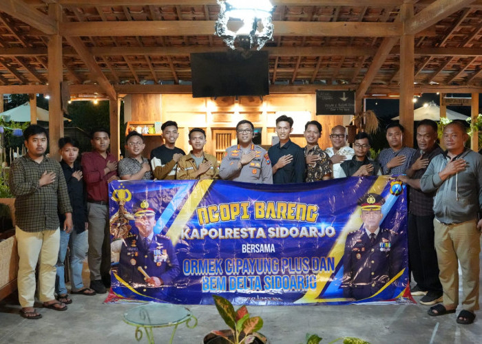 Ngopi Bareng Mahasiswa, Kapolresta Sidoarjo Serap Aspirasi Mulai dari Gangster hingga Pungli