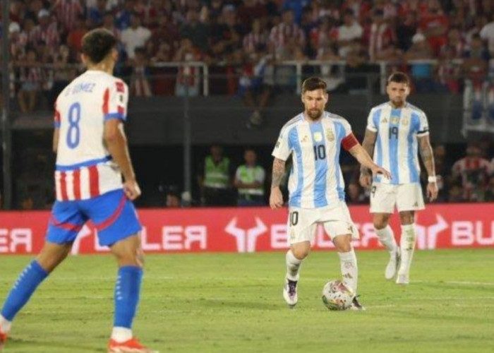 Hasil Paraguay vs Argentina 2-1, Messi Gagal Bawa Kemenangan Tim Tango 