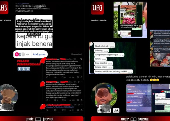 Isu Kekerasan Seksual di Unair Viral, Pihak Kampus Tegaskan Sudah Berikan Sanksi