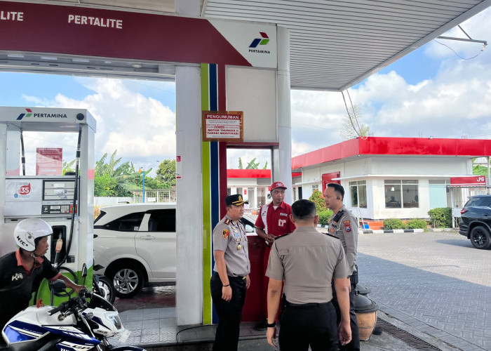 Kapolres Tulungagung Cek SPBU, Pastikan Distribusi BBM Tetap Lancar