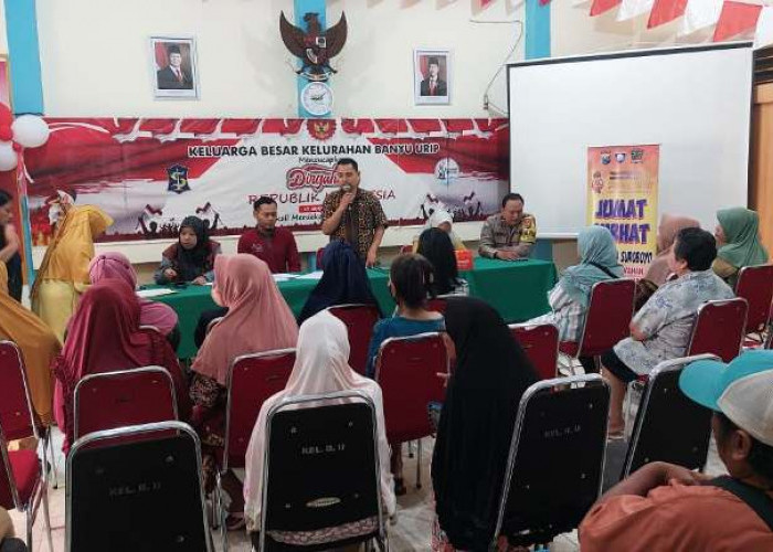 Polsek Sawahan Gelar Jumat Curhat di Banyu Urip Surabaya , Bahas Jam Malam Anak hingga Antisipasi Curanmor