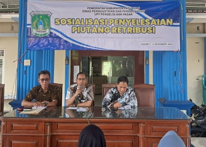 Pedagang Pasar Dipahamkan soal Piutang Retribusi