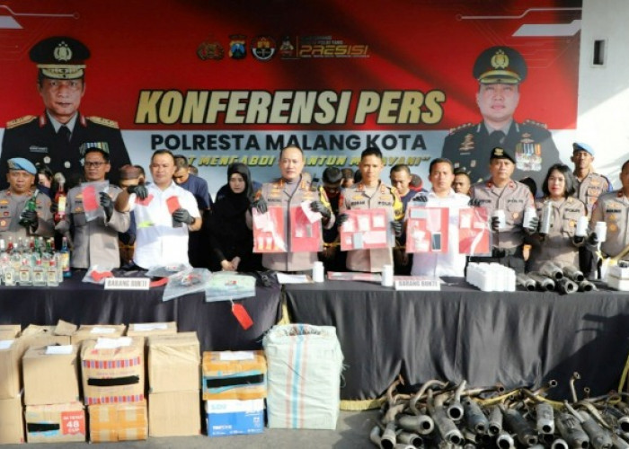 Gangguan Kamtibmas di Kota Malang Turun Signifikan Sepanjang 2025, Polresta Catat Kinerja Positif