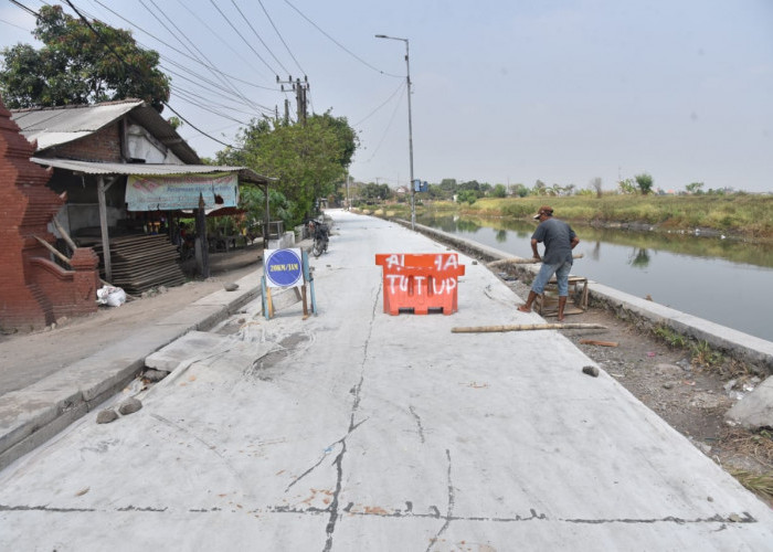 Betonisasi Jalan Tulangan-Candi Capai 36 Persen