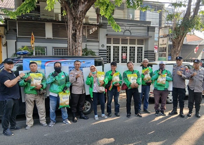 Polres Gresik Gelar Gerakan Pangan Murah di CFD, Ringankan Beban Warga