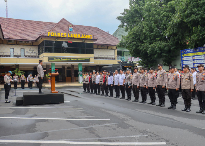 Apresiasi Pengamanan Pilkada, Kapolres Lumajang Ajak Jajaran Fokus Pengamanan Natal dan Tahun Baru