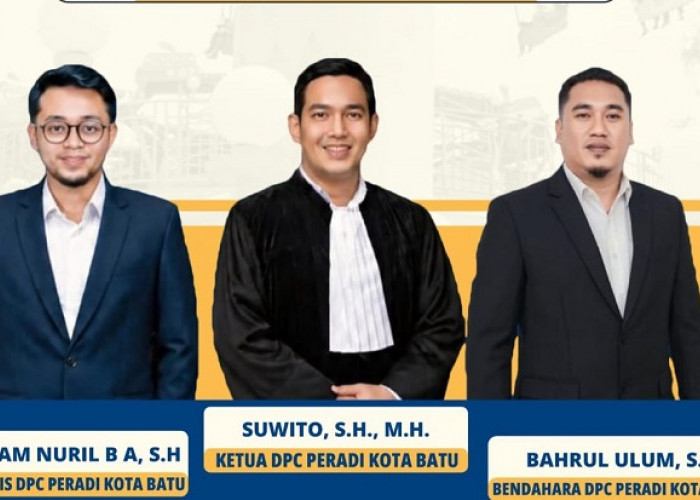 Advokat Suwito Resmi Pimpin DPC PERADI Kota Batu Periode 2026-2030