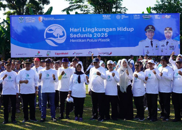 Peringatan Hari Lingkungan Hidup, Bupati Bojonegoro Ajak Lakukan Upaya Bijak dalam Mengelola Sampah