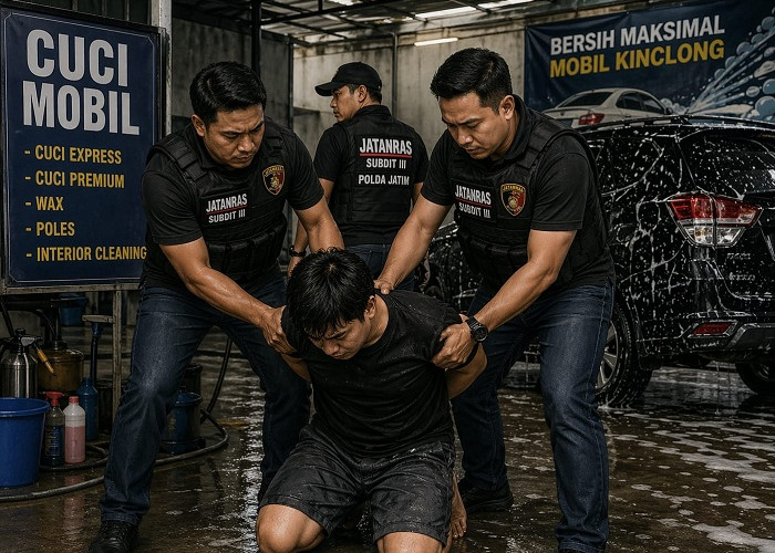 Jatanras Polda Jatim Tangkap Pelaku Penganiayaan Wanita Surabaya di Denpasar