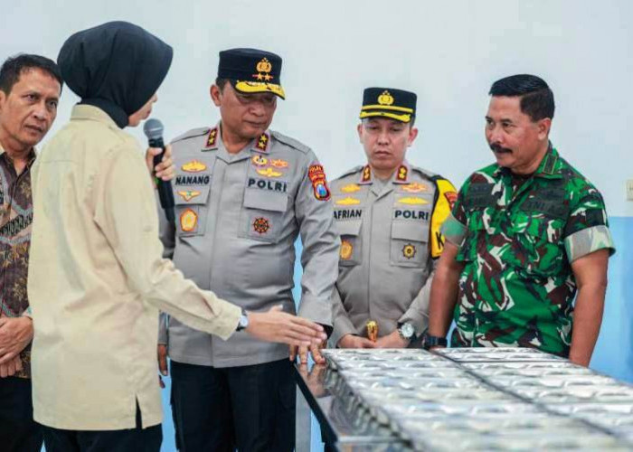 Kapolda Jatim Resmikan SPPG Polres Bojonegoro, Dukung Program Nasional MBG