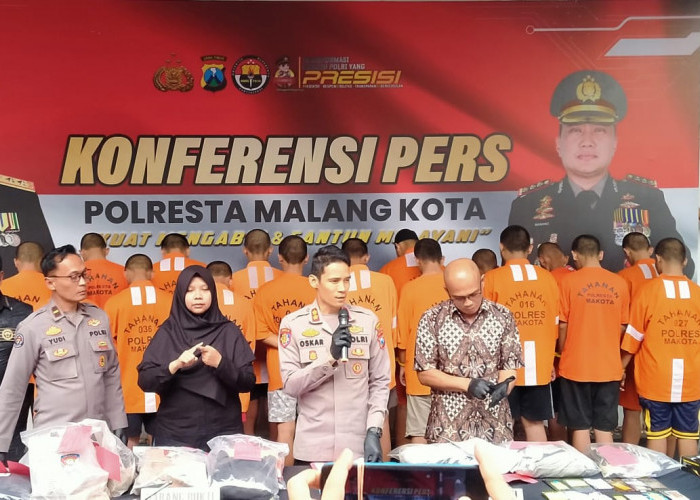 Polresta Malang Kota Tetapkan 17 Tersangka Perusakan, Terapkan 7 Pasal Ancaman